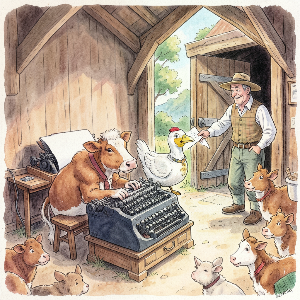 Click, Clack, Moo: Cows That Type